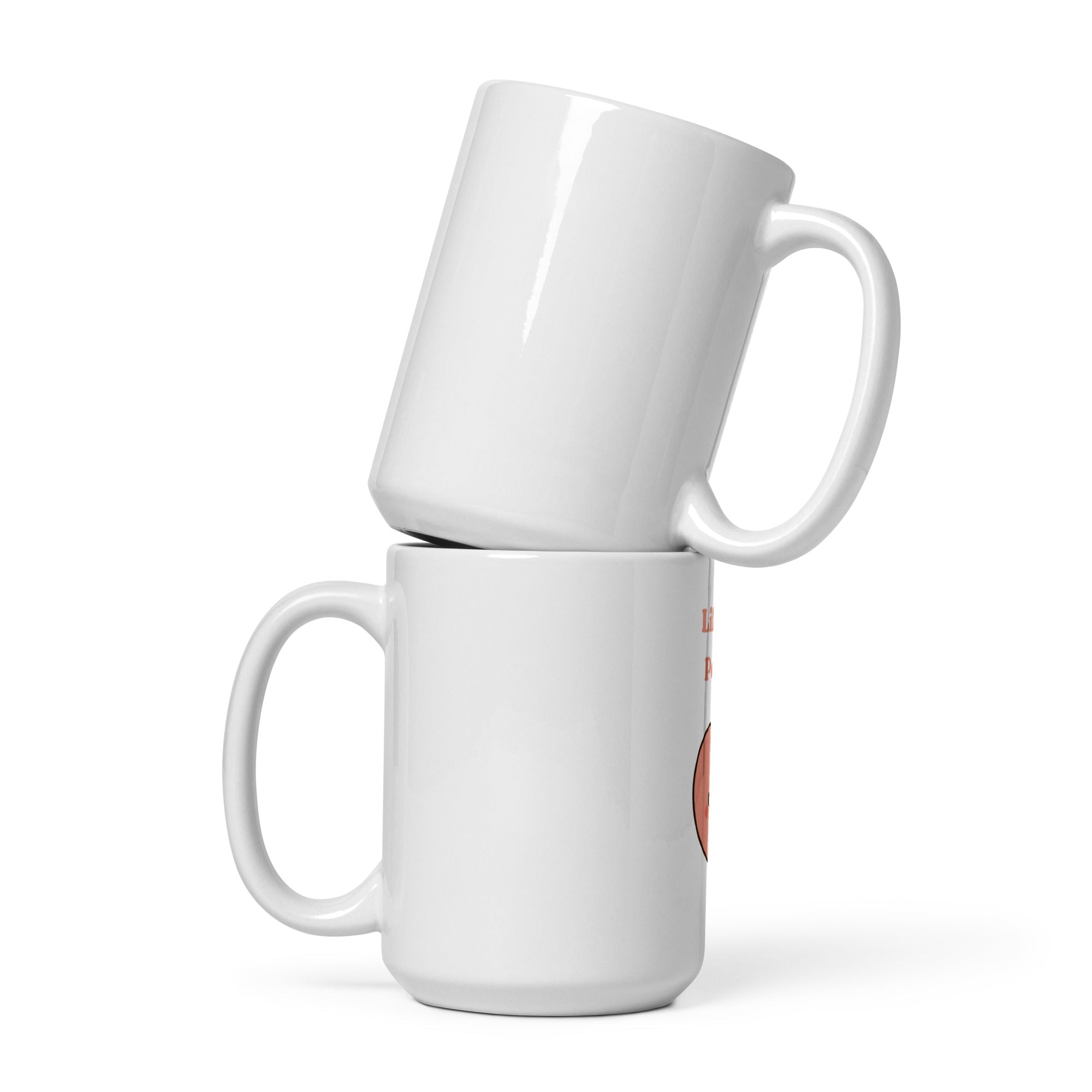 White glossy mug - 15 oz - The Elise Emporium