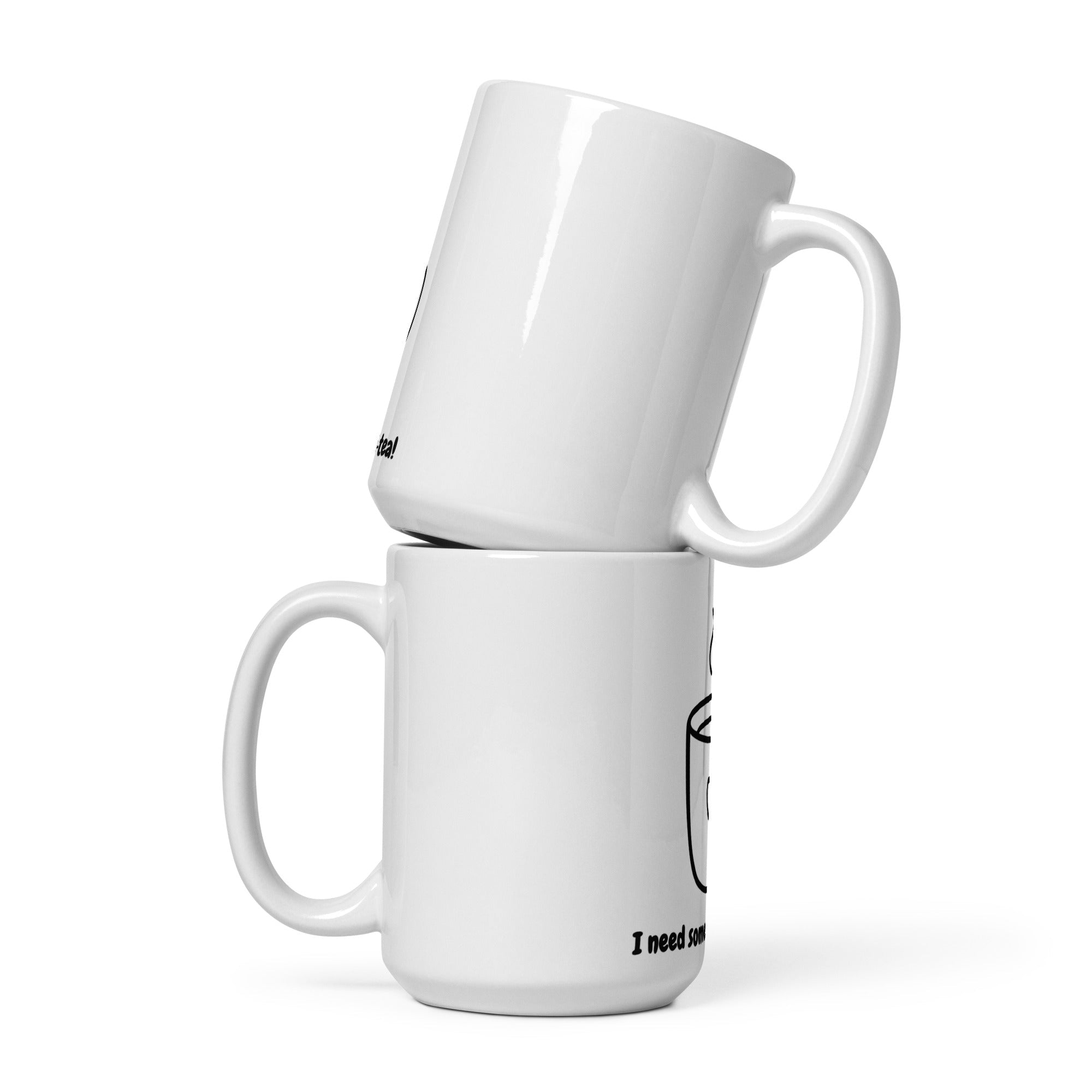White glossy mug - 15 oz - The Elise Emporium