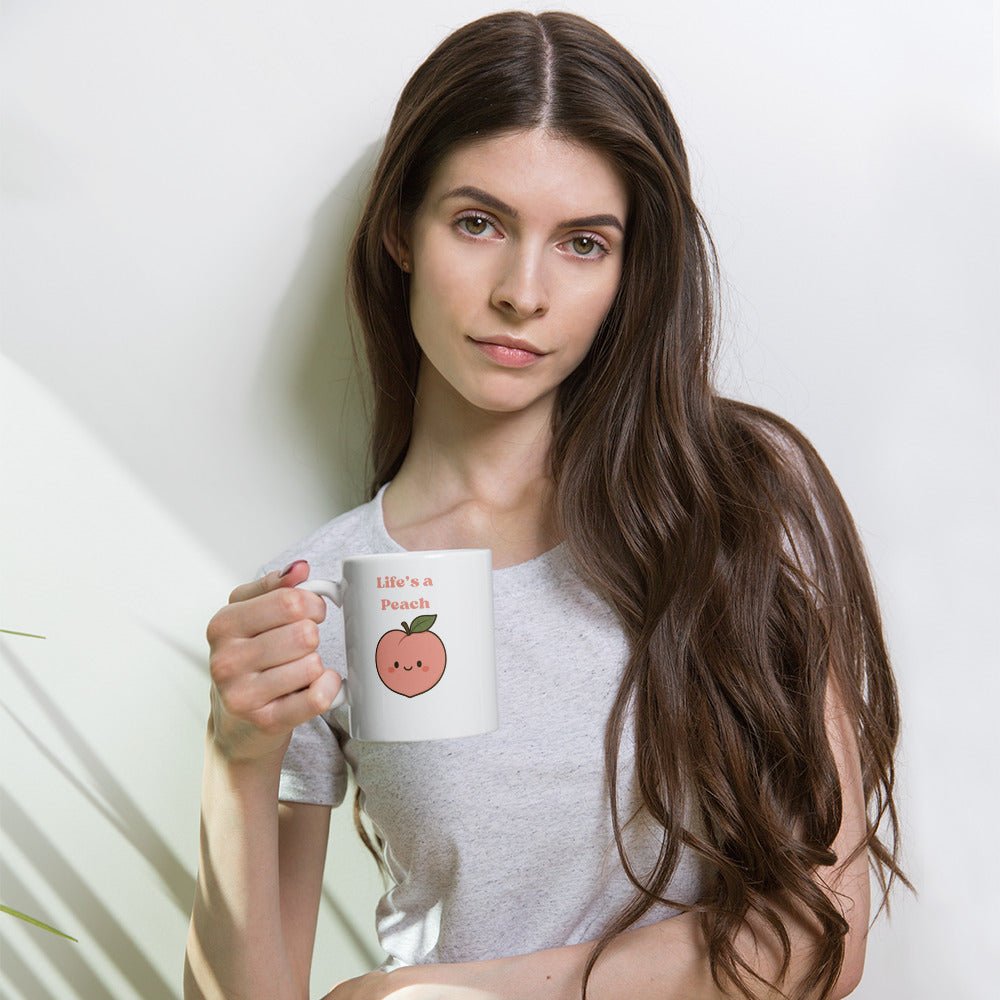 White glossy mug - 20 oz - The Elise Emporium