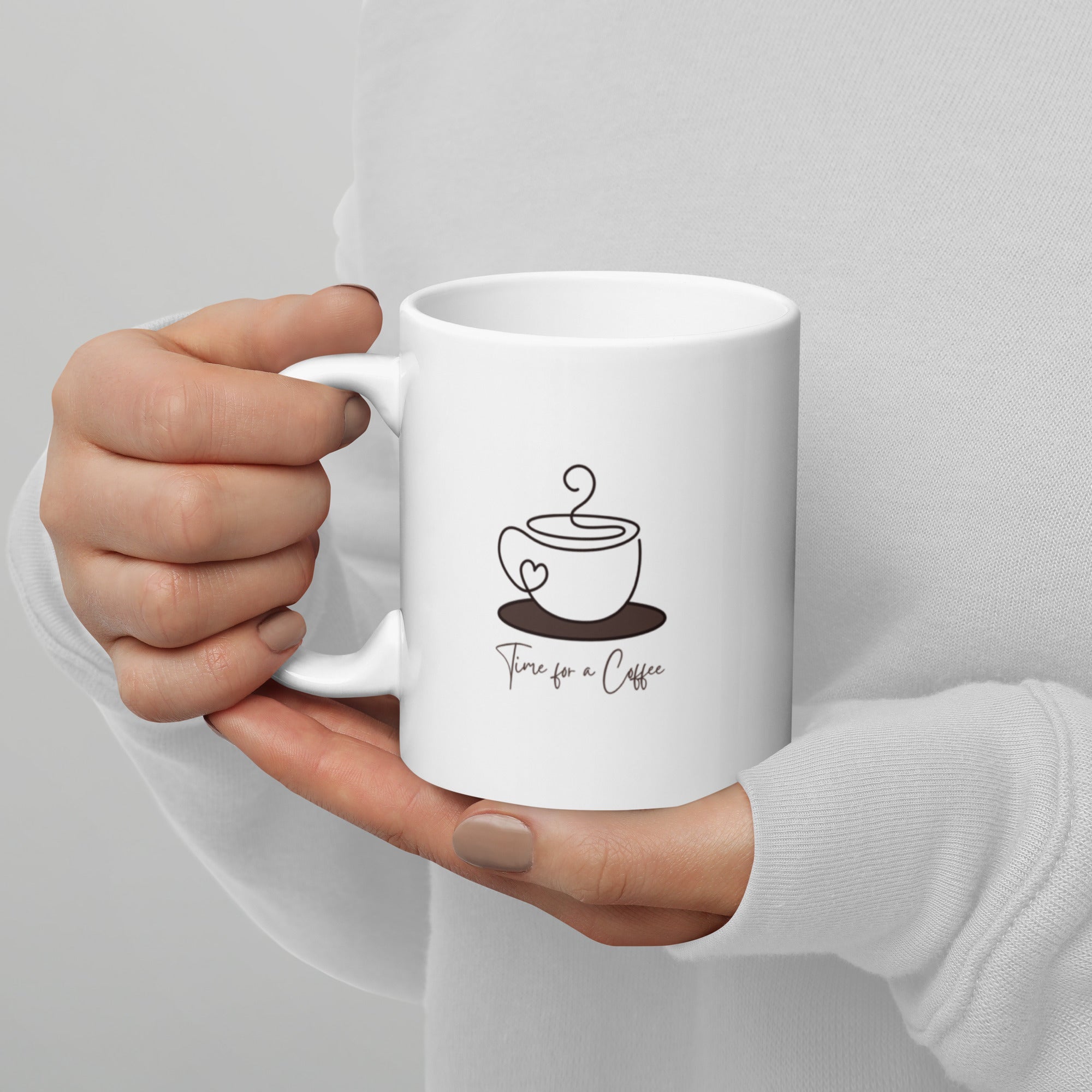 White glossy mug - The Elise Emporium