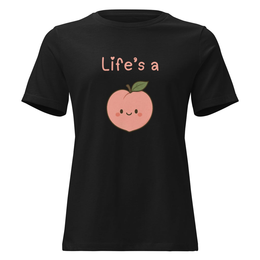 Women's Relaxed T-Shirt - Black - The Elise Emporium