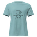 Women's Relaxed T-Shirt - Heather Blue Lagoon - The Elise Emporium
