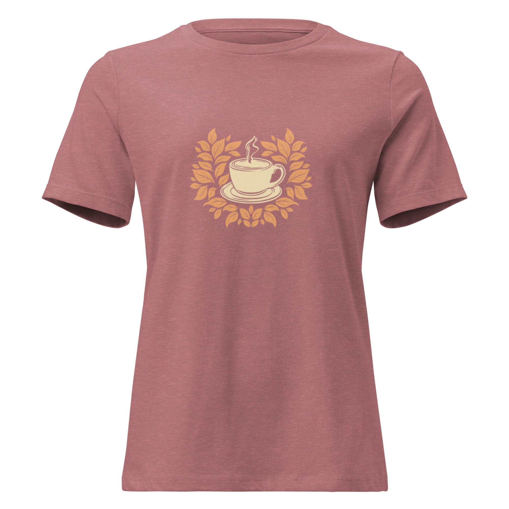 Women's Relaxed T-Shirt - Heather Mauve - The Elise Emporium