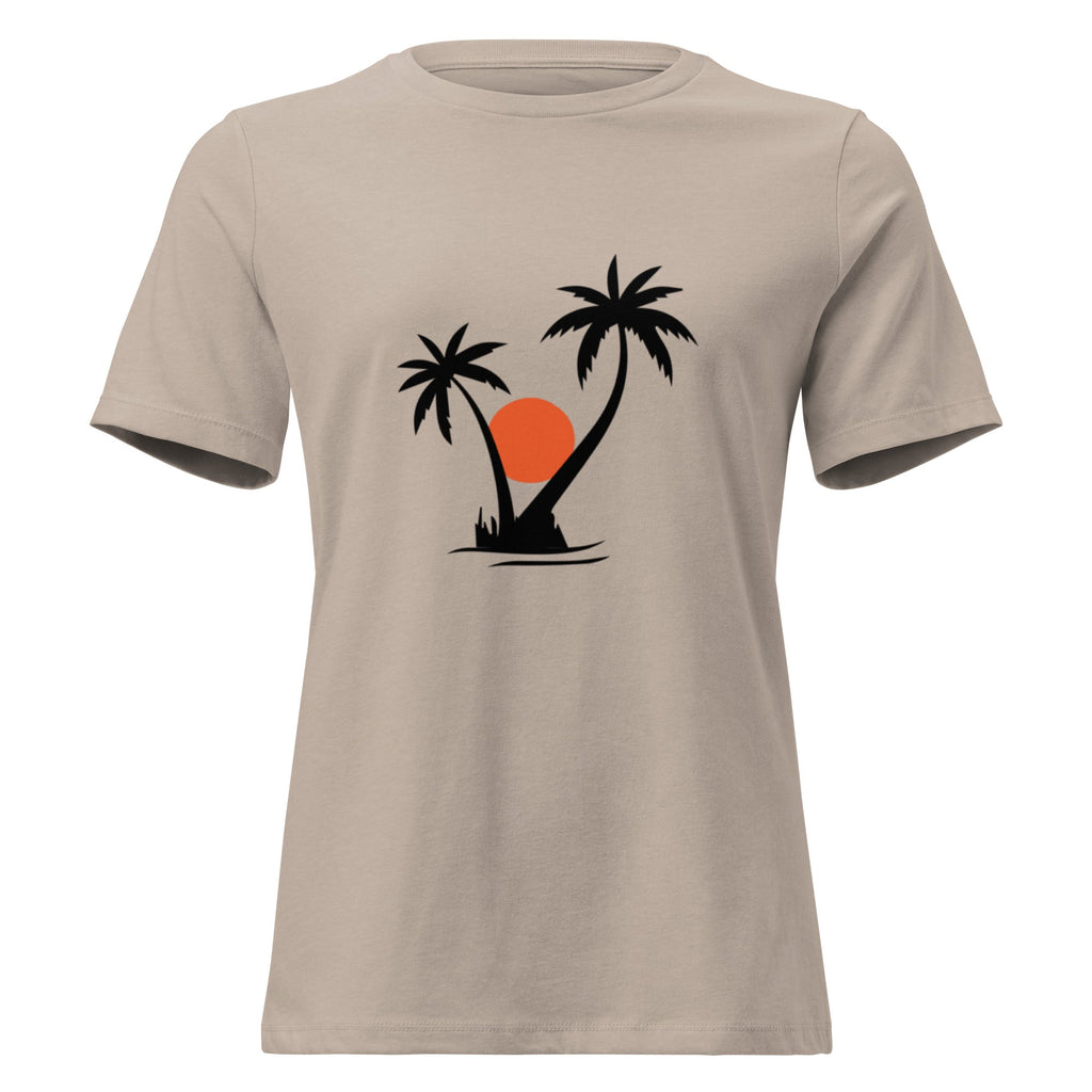 Women's Relaxed T-Shirt - Heather Stone - The Elise Emporium