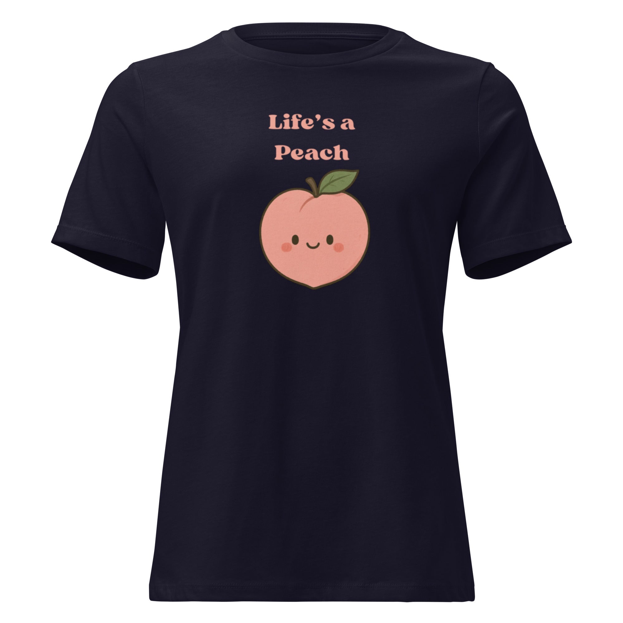 Women's Relaxed T-Shirt - Navy - The Elise Emporium