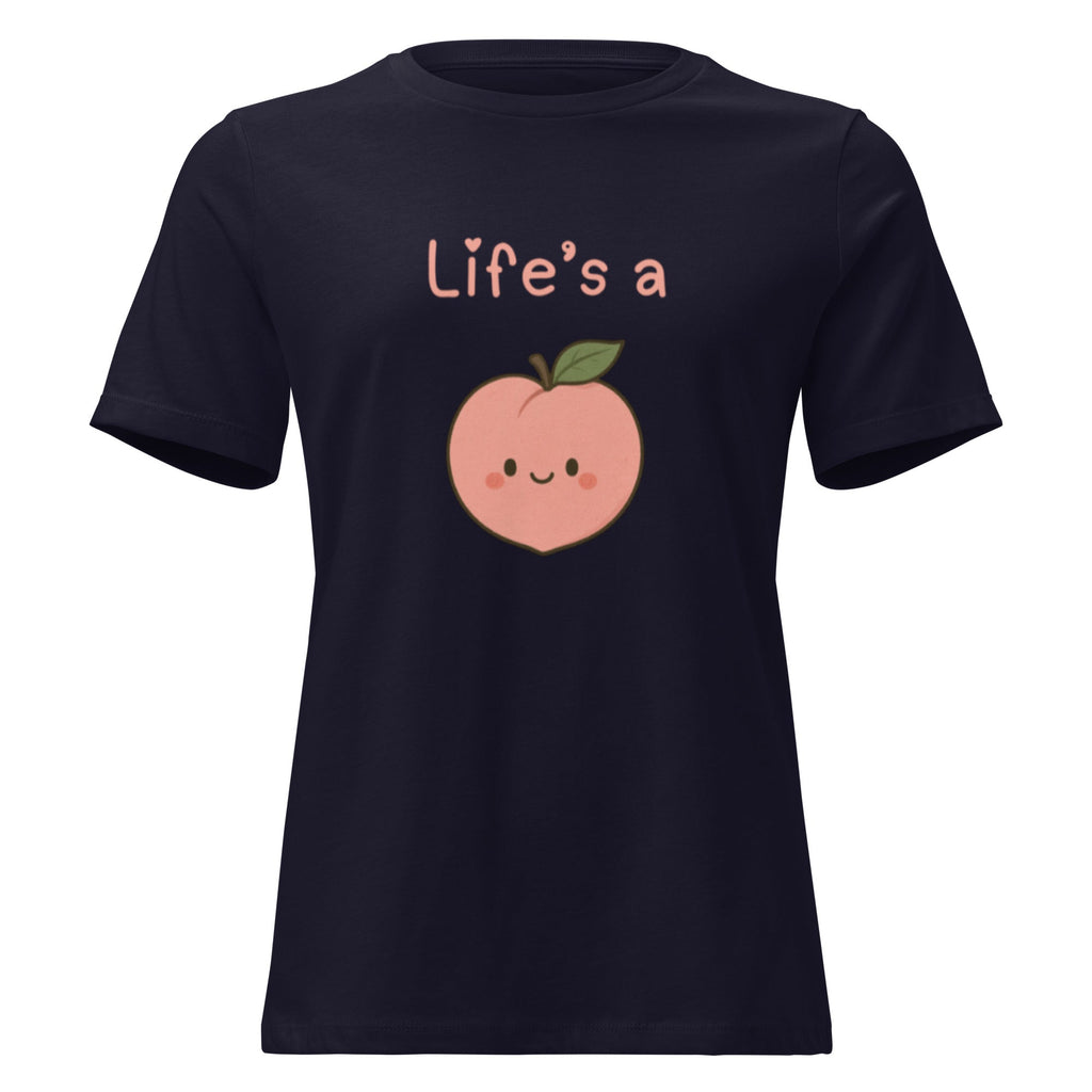 Women's Relaxed T-Shirt - Navy - The Elise Emporium