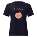 Women's Relaxed T-Shirt - Navy - The Elise Emporium
