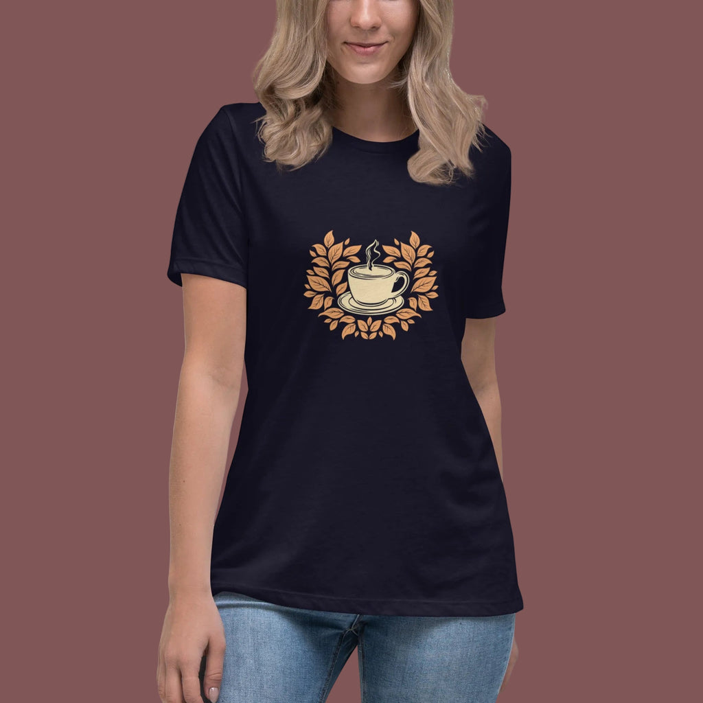 Women's Relaxed T-Shirt - Navy - The Elise Emporium