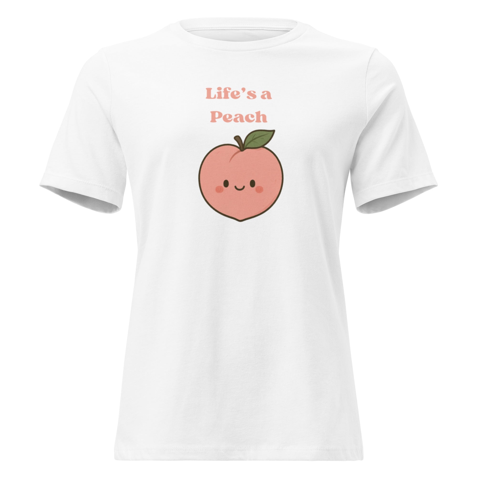 Women's Relaxed T-Shirt - White - The Elise Emporium