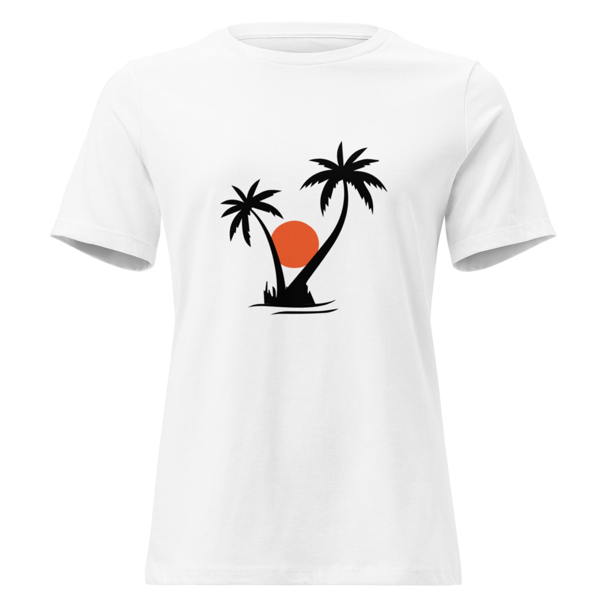 Women's Relaxed T-Shirt - White - The Elise Emporium