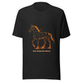 Year of the Fire Horse Unisex T-Shirt - Black Heather - The Elise Emporium