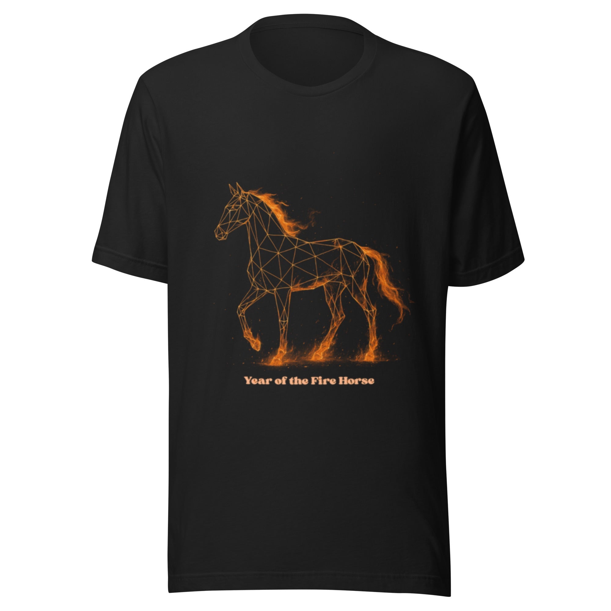 Year of the Fire Horse Unisex T-Shirt - Vintage Black - The Elise Emporium