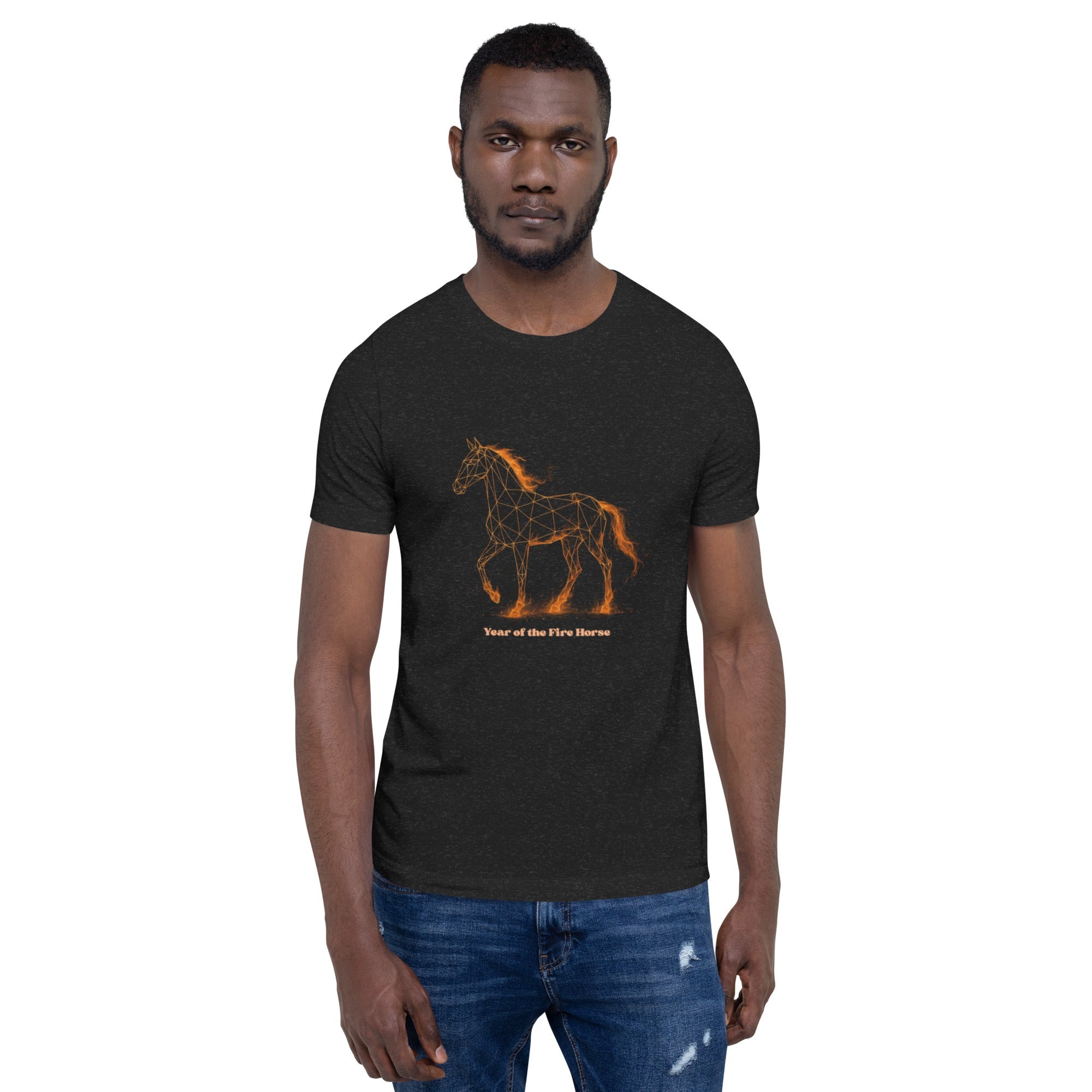 Year of the Fire Horse Unisex T-Shirt - Vintage Black - The Elise Emporium