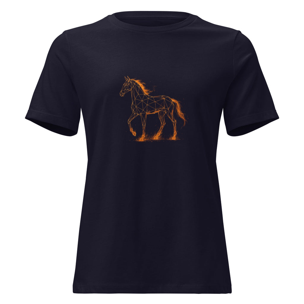 Year of the Fire Horse Women's Relaxed T-Shirt - S - The Elise Emporium
